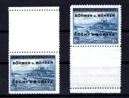 Böhmen 19LS Mit LEERFELD Oben Und Unten ** MNH POSTFRISCH 160EUR (L5099 - Andere & Zonder Classificatie