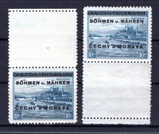 Böhmen 19LS Mit LEERFELD ** MNH POSTFRISCH 80EUR (K9609 - Autres & Non Classés