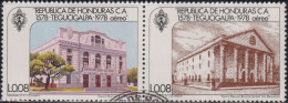 1978 Honduras AEREO ° Mi:HN 922-923, Sn:HN C649a, Yt:HN PA609-610, Sg:HN 943-944, Manuel Bonilla Theater 19th Cent. - Honduras