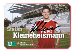 Fußball-Autogramm AK Stefan Kleineheismann Offenbacher Kickers 11-12 Stadeln SpVgg Fürth FC Rot-Weiß Erfurt RW Halle - Autógrafos