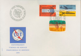 Int. Fernmeldeunion (UIT/ITU) 1976 Bereiche Der ITU 11/13 FDC (X16602) - Officials