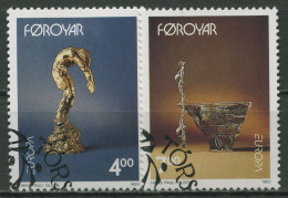 Färöer 1993 Europa CEPT: Zeitgenössische Kunst 248/49 Gestempelt - Färöer Inseln