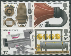 Großbritannien 1972 Geschichte Des Britischen Rundfunks 602/05 Postfrisch - Unused Stamps