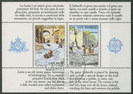 San Marino 1989 Europa CEPT Kinderspiele Block 12 Gestempelt (C90437) - Blocchi & Foglietti