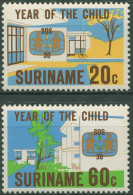Surinam 1979 Jahr Des Kindes SOS-Kinderdorf 880/81 Postfrisch - Suriname