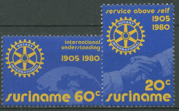 Surinam 1980 Rotary International 894/95 Postfrisch - Suriname