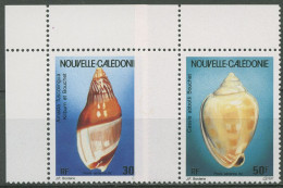 Neukaledonien 1992 Meeresschnecken 945/46 Ecken Postfrisch - Unused Stamps