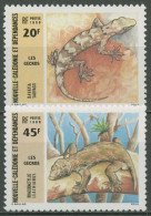 Neukaledonien 1986 Reptilien Geckos 779/80 Postfrisch - Unused Stamps