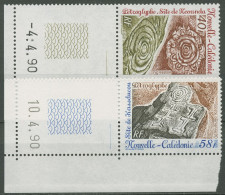 Neukaledonien 1990 Felszeichnungen 877/78 Mit Druckdatum Postfrisch - Unused Stamps