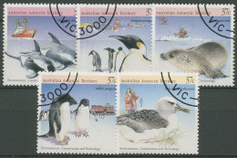 Austral. Antarktis 1988 Technologie Robbe Pinguin 79/83 Gestempelt - Usados