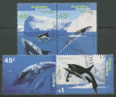 Austral. Antarktis 1995 Wale Und Delphine 102/05 Gestempelt - Used Stamps