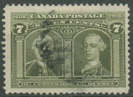 Kanada 1908 300 J. Gründung Quebecs General Wolfe 88 Gestempelt - Gebruikt