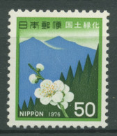 Japan 1976 Aufforstungskampagne Blüte Bäume 1286 Postfrisch - Ongebruikt