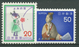 Japan 1979 Tag Des Briefeschreibens 1394/95 Postfrisch - Nuevos