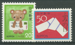 Japan 1980 Tag Des Briefeschreibens Bär Knotenbrief 1434/35 Postfrisch - Nuevos