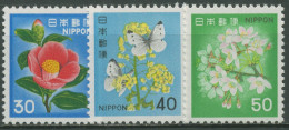 Japan 1980 Pflanzen Kirschblüten, Rapsblüten 1441/43 A Postfrisch - Neufs