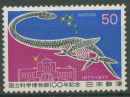 Japan 1977 Naturwissenschaftliches Museum Tokio Saurierskelett 1339 Postfrisch - Unused Stamps