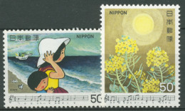 Japan 1980 Lieder Noten 1423/24 Postfrisch - Ungebraucht