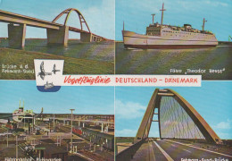 27348 - Vogelfluglinie - U.a. Fähre Theodor Heuss - 1983 - Fehmarn