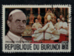 Burundi - "1ère Visite Papale De Jean-Paul II : Bénédiction" - Oblitéré N° 336 De 1969 - Usados