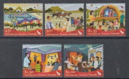 2006 New Zealand Summer Festivals Jazz Music Teddy Bears Complete Set Of 5 MNH @ BELOW FACE VALUE - Ungebraucht