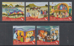 2006 New Zealand Summer Festivals Jazz Music Teddy Bears Complete Set Of 5 MNH @ BELOW FACE VALUE - Unused Stamps