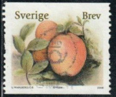 Suède 2008 Yv. N°2634 - Papillon Aurore - Pommes - Oblitéré - Used Stamps