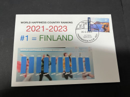 22-3-2024 (3 Y 42) World Happiness Country Ranking (2021-2023) # 1 = FINLAND (Australia #10!) - Lettres & Documents