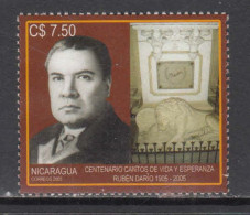 2005 Nicaragua Ruben Dario Writer Songs Complete Set Of 1 MNH - Nicaragua