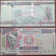 Guinea 5000 Francs, 2022 P-50d - Guinea