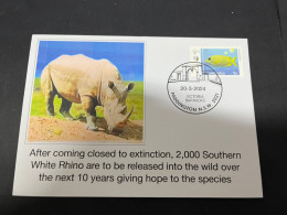 25-9-2023 (2 U 7)  2000 White Rhinoceros To Be Released In The Wild Over 10 Years In Africa - Rhinoceros