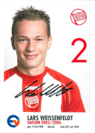 Fußball-Autogramm AK Lars Weißenfeldt Offenbacher Kickers 05-06 Marburg Eintracht Frankfurt FSV FC Viktoria 1889 Berlin - Autographes