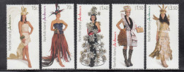 2014 Norfolk Island Wearable Art Fashion Complete Set Of 5 MNH - Norfolk Island