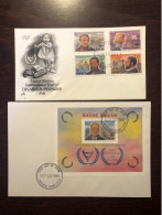 ST LUCIA  FDC COVER 1981 YEAR DISABLED PEOPLE HEALTH MEDICINE STAMPS - St.Lucie (1979-...)