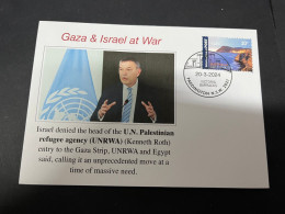 20-3-2024 (3 Y 37) War In Gaza - UNRWA Kenneth Roth Denied Entry To GAZA By Israel Government - Militaria