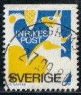 Suède 1980 Yv. N°1087 - Ecureuil - Oblitéré - Usati