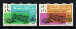 Nouvelles Hebrides - YV 245 & 246 N** MNH Luxe , Legende Française , OMS , Cote 6 Euros - Unused Stamps