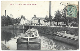 PENICHE - LILLE - Pont De La Barre - Péniches