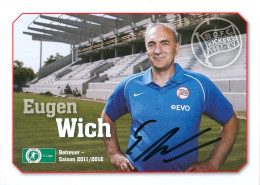 Fußball-Autogrammkarte AK Eugen Wich Offenbacher Kickers 11-12 OFC Offenbach Am Main Hessen Autogramm Fußball Football - Autógrafos