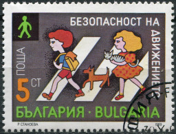 BULGARIA - 1989 - STAMP CTO - Road Traffic Safety - Unused Stamps