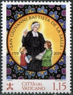 VATICAN - 2019 - STAMP MNH ** - St. Jean Baptiste De La Salle - Unused Stamps