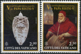 VATICAN - 2021 - SET MNH ** - 500 Years Of The Birth Of Pope Sixtus V - Nuovi