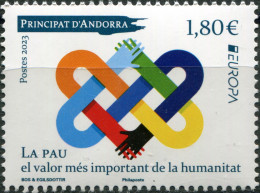 ANDORRA [FR.] - 2023 - STAMP MNH ** - Peace - Humanity's Highest Value - Nuevos