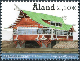 ÅLAND ISLANDS - 2022 - STAMP MNH ** - Yacht Club Pavilion - Aland