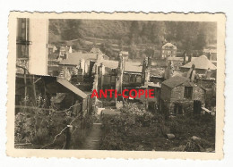 WW2 2x PHOTO ORIGINALE ALLEMANDE Destructions à MONTHERME Pont Meuse Près Charleville Mézières 08 ARDENNES - 1939-45