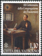 VATICAN - 2021 - STAMP MNH ** - 300th Anniversary Of The Passionist Congregation - Ongebruikt