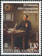 VATICAN - 2021 - STAMP MNH ** - 300th Anniversary Of The Passionist Congregation - Nuevos
