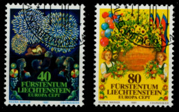 LIECHTENSTEIN 1981 Nr 764-765 Gestempelt SB4A31A - Used Stamps