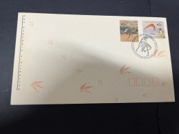 22-3-2024 (3 Y 44) Australia  FDC - 1993 - Dinosaurs / Dinausaure - Christmas Island