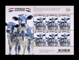 Netherlands 2024 Mih. 4260 Typical Dutch. Fauna And Delft Blue Pottery. Cows (M/S) MNH ** - Ungebraucht